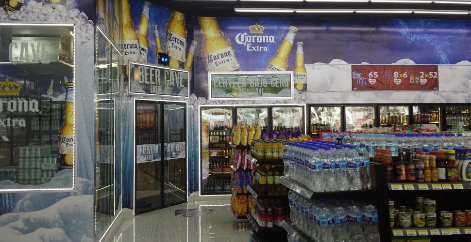 Cámara frigorífica con producto terminado almacenado